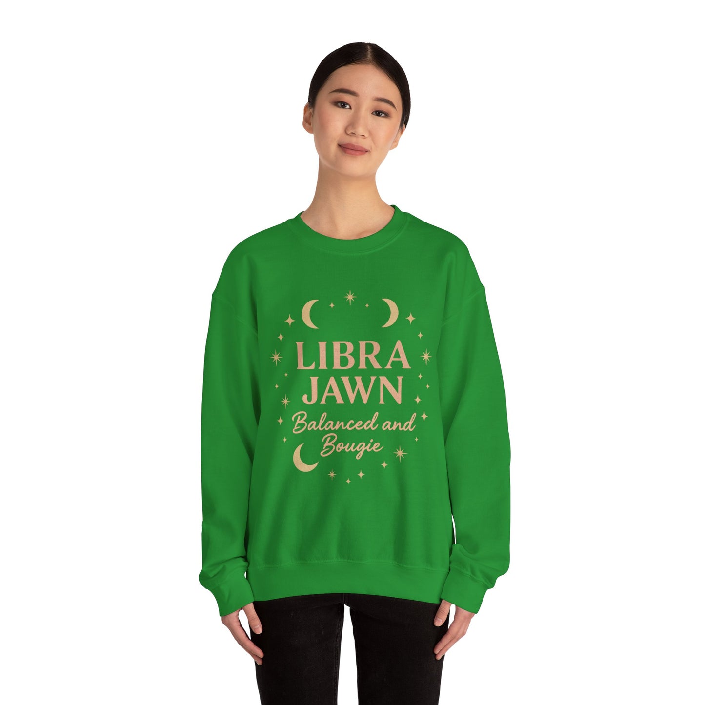 Libra Jawn Sweatshirt | Cozy Zodiac Crewneck | Astrology Gift | Balanced and Bougie | Libra Season Apparel | Perfect for Birthdays, Holidays