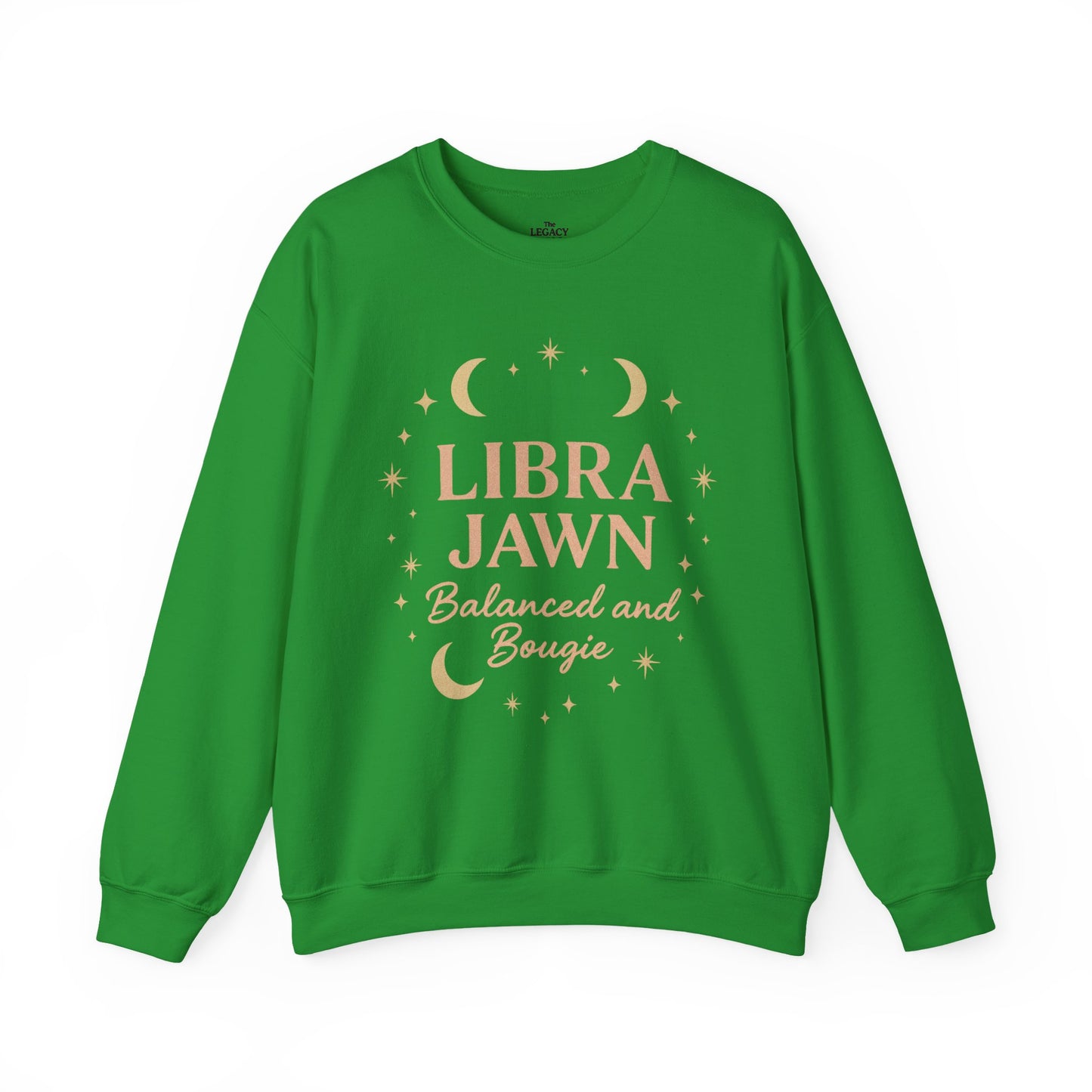 Libra Jawn Sweatshirt | Cozy Zodiac Crewneck | Astrology Gift | Balanced and Bougie | Libra Season Apparel | Perfect for Birthdays, Holidays