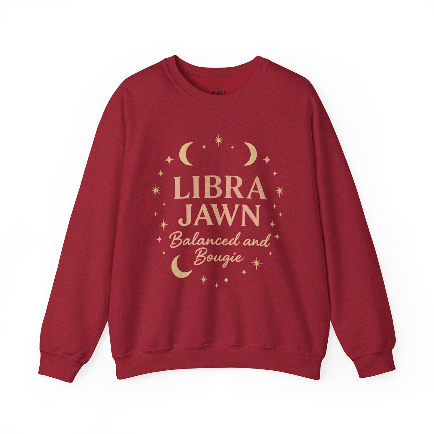 Libra Jawn Sweatshirt | Cozy Zodiac Crewneck | Astrology Gift | Balanced and Bougie | Libra Season Apparel | Perfect for Birthdays, Holidays