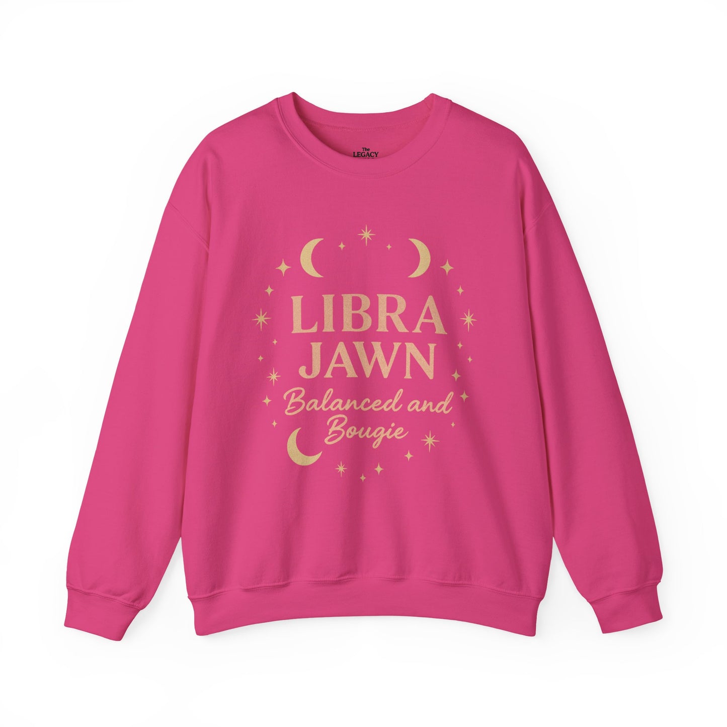 Libra Jawn Sweatshirt | Cozy Zodiac Crewneck | Astrology Gift | Balanced and Bougie | Libra Season Apparel | Perfect for Birthdays, Holidays